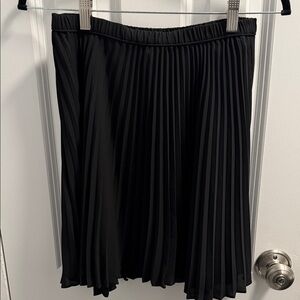 Black Pleated Skirt